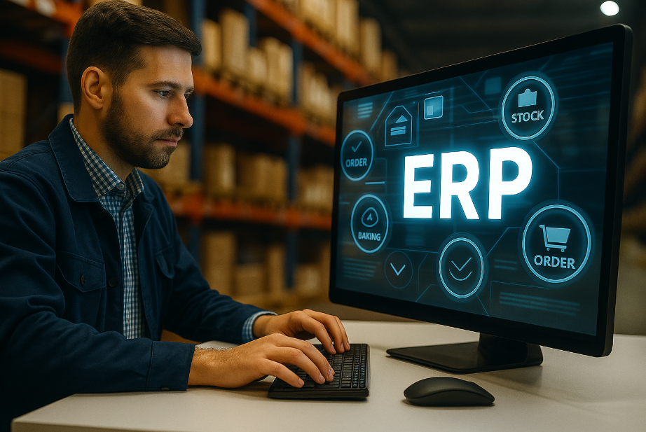 gestão de produção com ERP